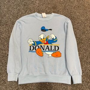 Disney Donald Duck Blue Crewneck Sweater
